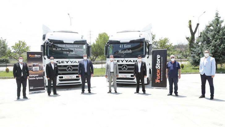TruckStore, Seyyah Taşımacılık’a 41 adet Mercedes-Benz Actros teslim etti
