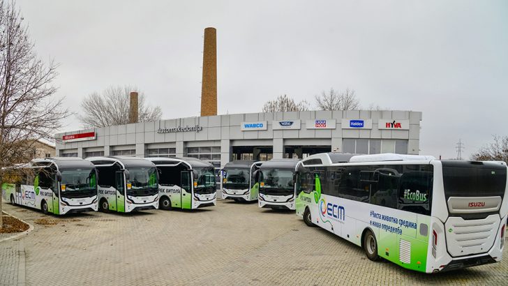 Anadolu Isuzu’nun çevre dostu aracı Kendo Kuzey Makedonya yollarında