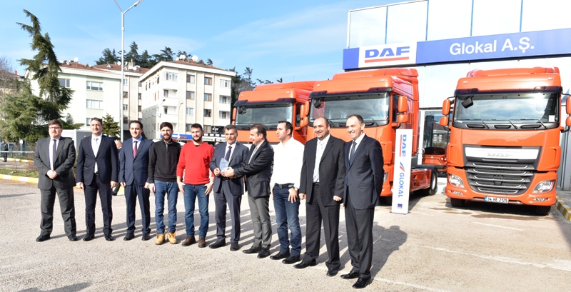 DAF GLOKAL’den  10 araçlık teslimat