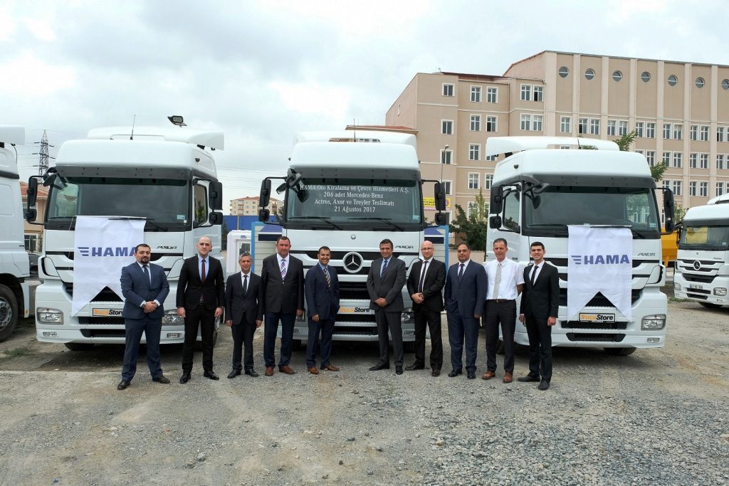 Mercedes-Benz Türk’ten 206 araçlık teslimat