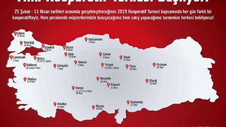7 bölge, 7 bin kilometrem yol