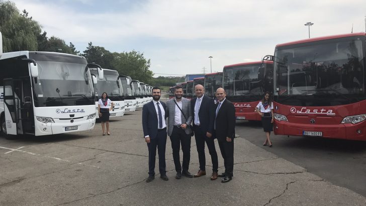 TEMSA’dan Sırbistan’a 30 araçlık teslimat