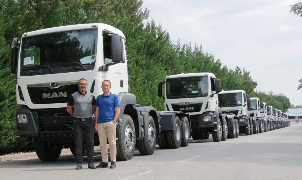 Kolin İnşaat’a, 50 adet MAN TGS 41.420 Otomatik Damper