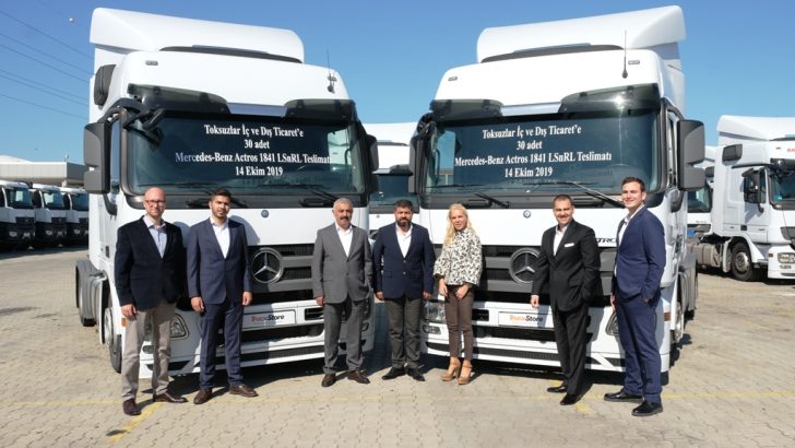 TruckStore güvencesiyle Toksuzlar Transport’a 30 adet çekici teslim edildi