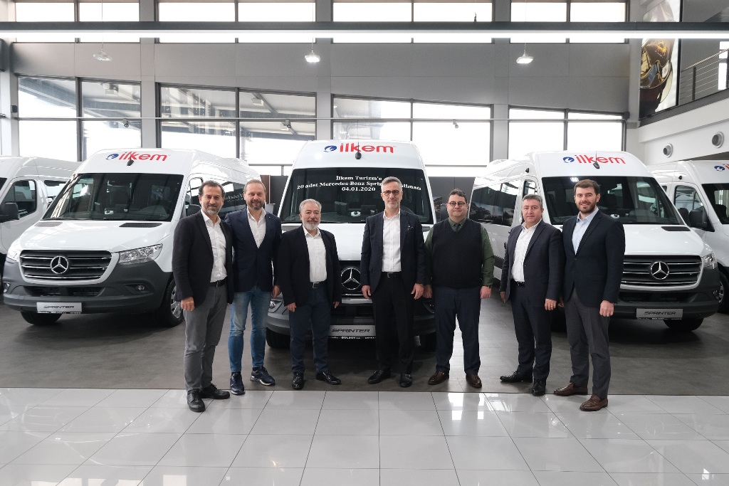 Mercedes Benz Otomotiv Ticaret ve Hizmetler A.Ş., 2020’nin ilk teslimatını İlkem Turizm’e 20 adet Yeni Sprinter ile gerçekleştirdi