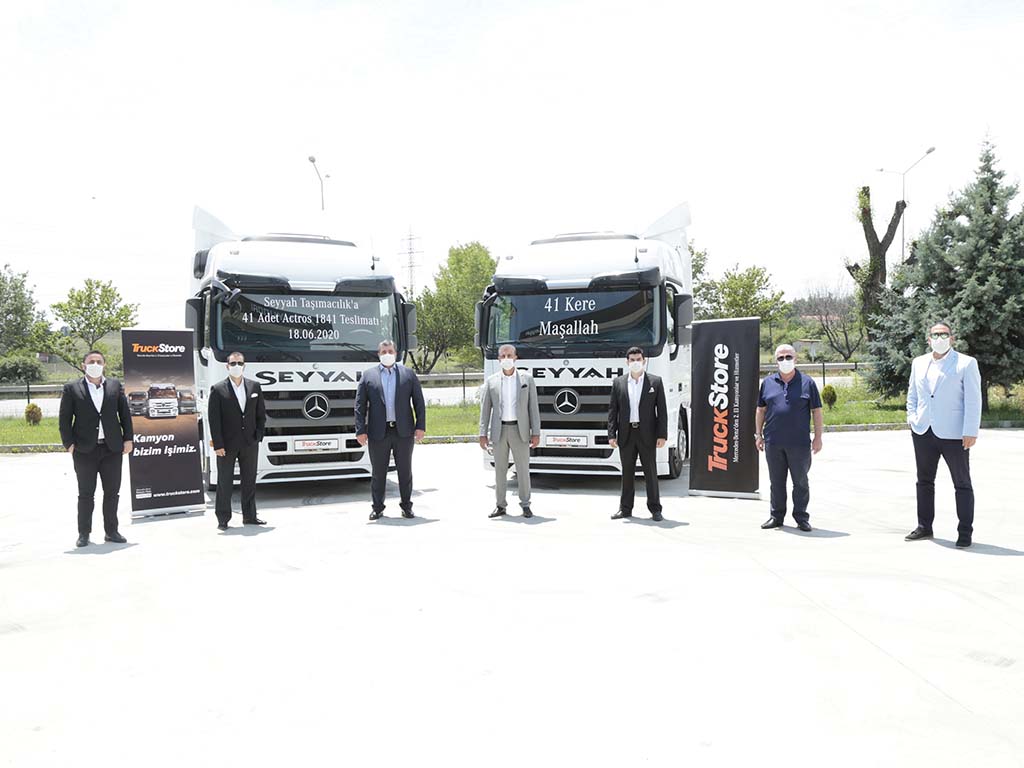 TruckStore, Seyyah Taşımacılık’a 41 adet Mercedes-Benz Actros teslim etti