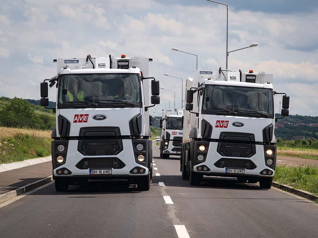 Ford Trucks kamyonları Romanya sokaklarını temizleyecek