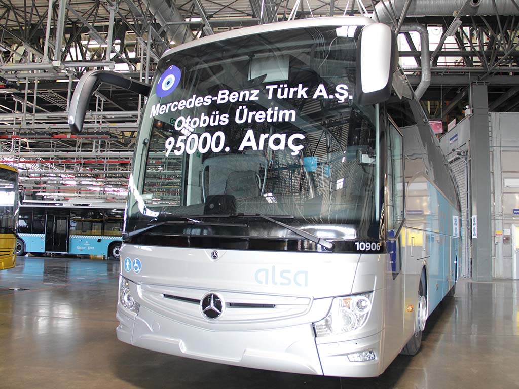 Mercedes-Benz Türk, 95.000’inci otobüsünü üretti