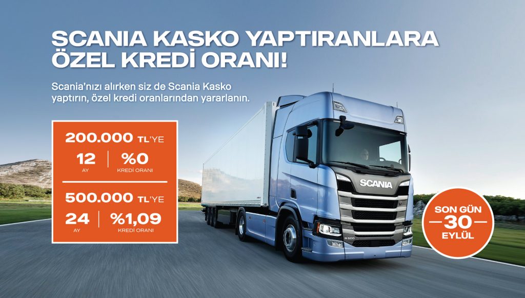 Scania’dan Satış ve Servis’te Kampanya Fırsatları