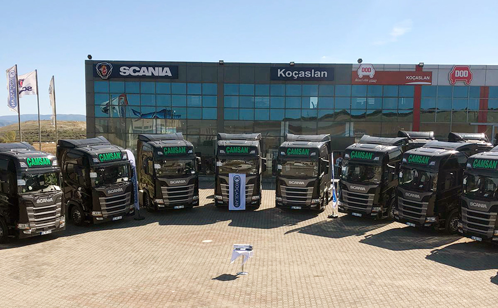 Çamsan Scania ile devam ediyor