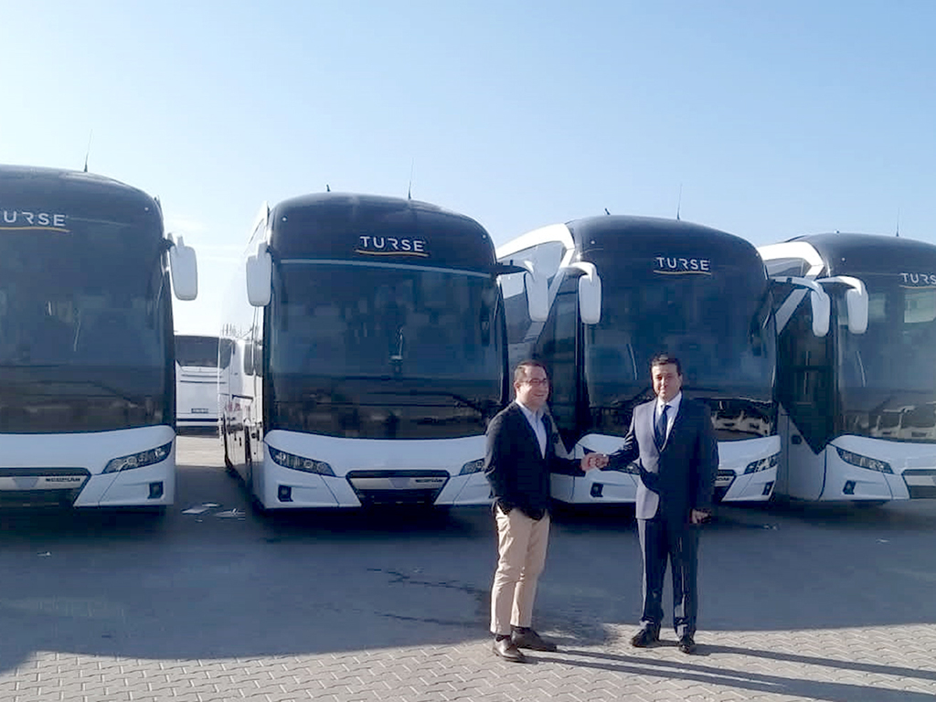 Antalya’nın köklü turizm firması TURSE, filosuna 5 adet Neoplan Tourliner kattı