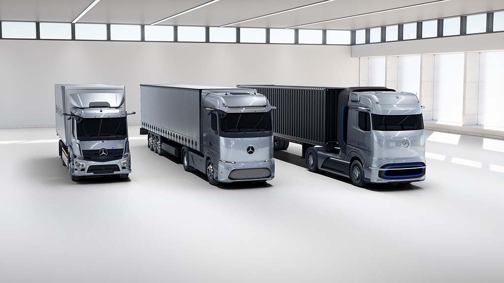 Mercedes’ten elektrikli geleceğin yenilikçi kamyonları