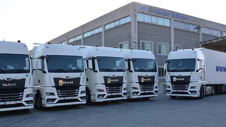 Erhanlar Grup 100 adet yeni MAN çekici aldı