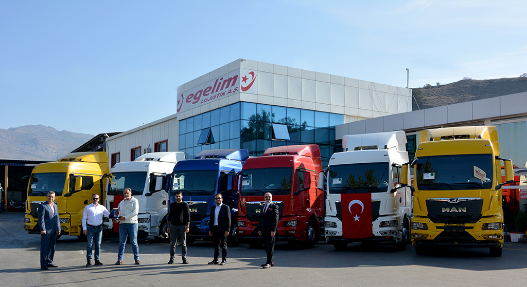 Lojistik sektörünün güçlü firması Egelim, filosuna 20 adet MAN TG3 serisi çekici kattı