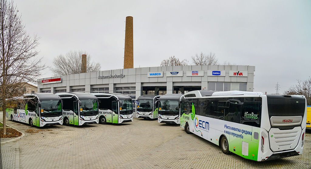 Anadolu Isuzu’nun çevre dostu aracı Kendo Kuzey Makedonya yollarında