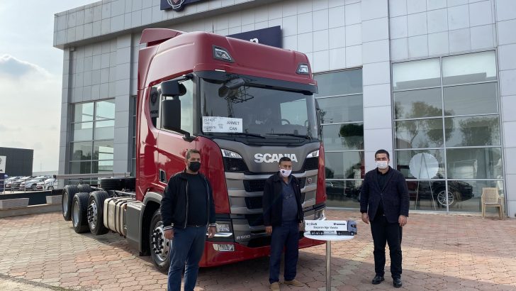 Scania’dan kırkayak teslimatı