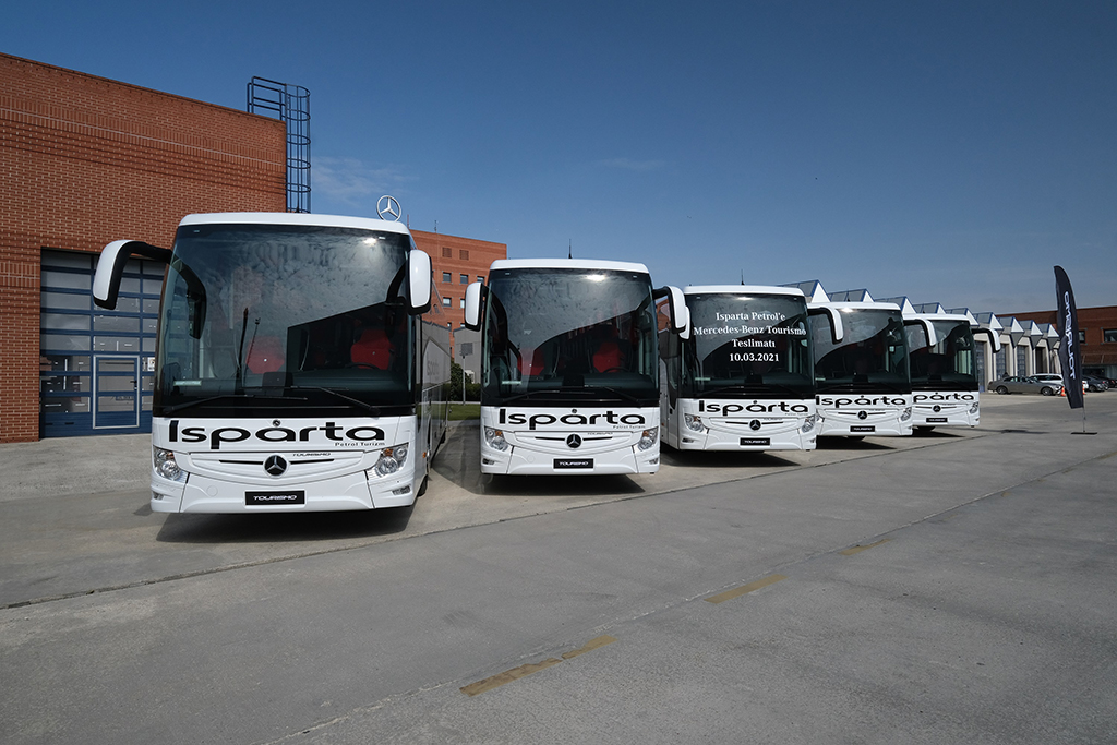 Isparta Petrol Turizm’in 25 adet Mercedes-Benz Tourismo teslim edildi