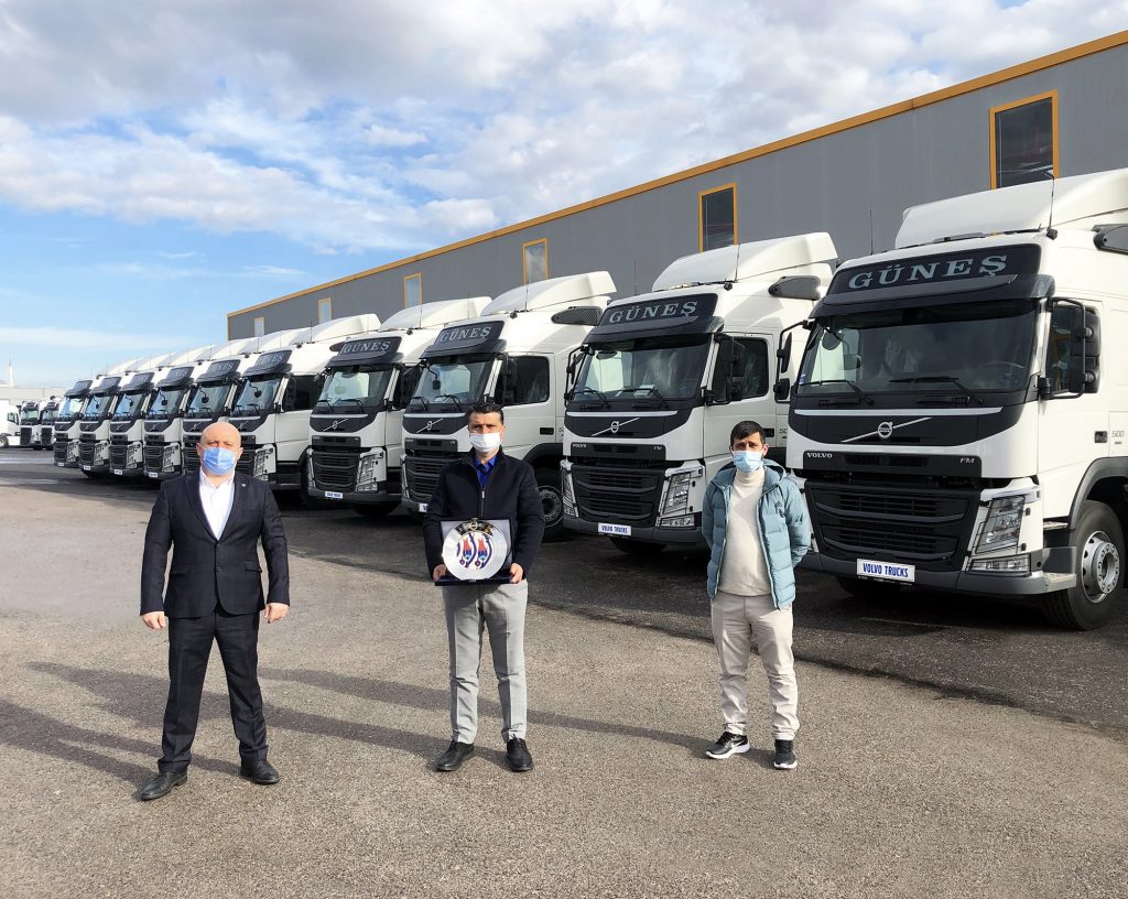 Güneş Hafriyat, filosuna 15 adet Volvo FM ekledi