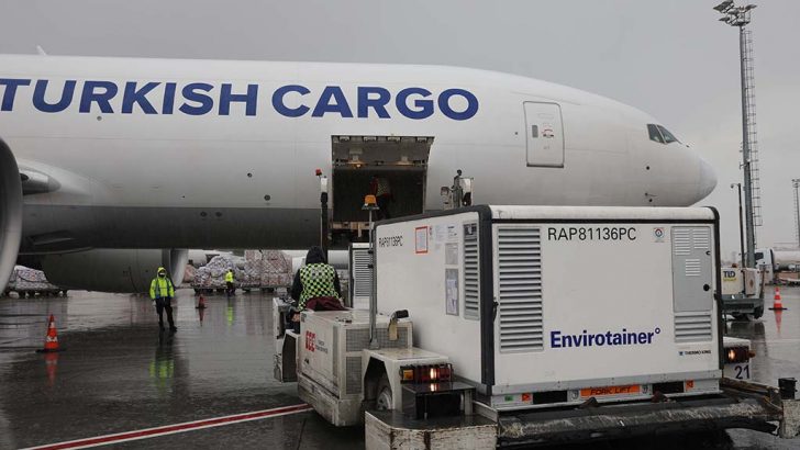 Turkish Cargo, 100 Milyon Doz Aşıyı Dünyanın Dört Bir Yanına Taşıdı