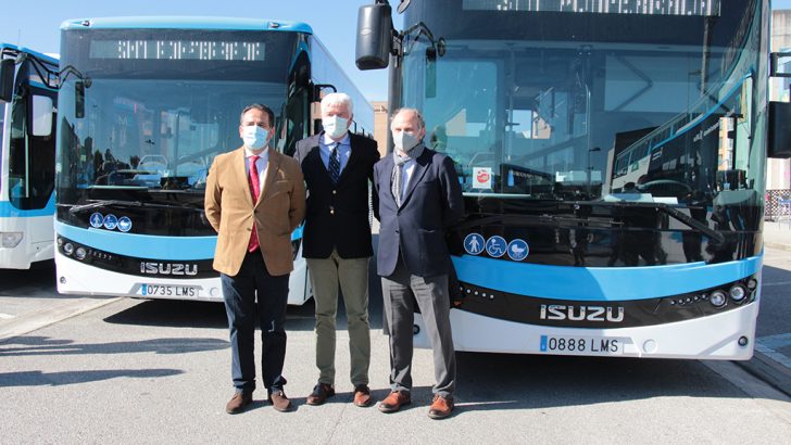 Isuzu Novociti Life İspanya yollarında