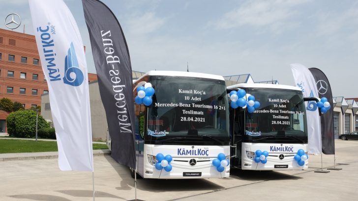 Kamil Koç, 10 adet 2021 model Mercedes-Benz Tourismo 16 2+1’i araç filosuna kattı