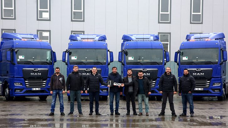 Bolu, Düzce, Kaynaşlı lojistik merkezinde MAN rüzgarı esti