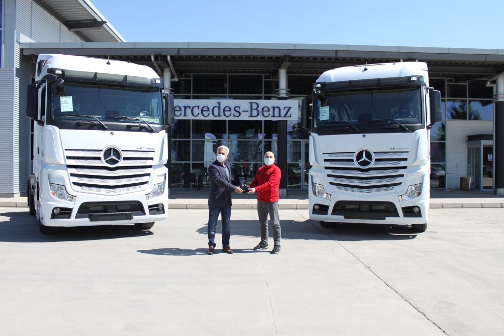 Aslantürk Lojistik, 10 adet Mercedes-Benz Actros 1848 LS siparişinin ilk 5 aracını teslim aldı