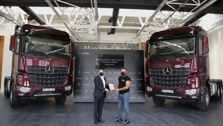 Aytaş Lojistik, 2 adet Mercedes-Benz Arocs 3353 S siparişini teslim aldı