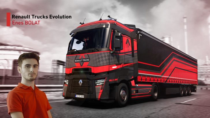 RENAULT TRUCKS’IN ETS 2 OYUNUNDAKİ ULUSLARARASI TASARIM YARIŞMASININ KAZANANI TÜRKİYE’DEN!
