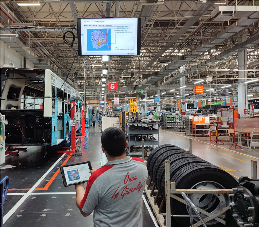 Anadolu Isuzu, üretimdeki gücünü ve kalitesini “Akıllı Fabrika Uygulaması” ile geleceğe taşıyor