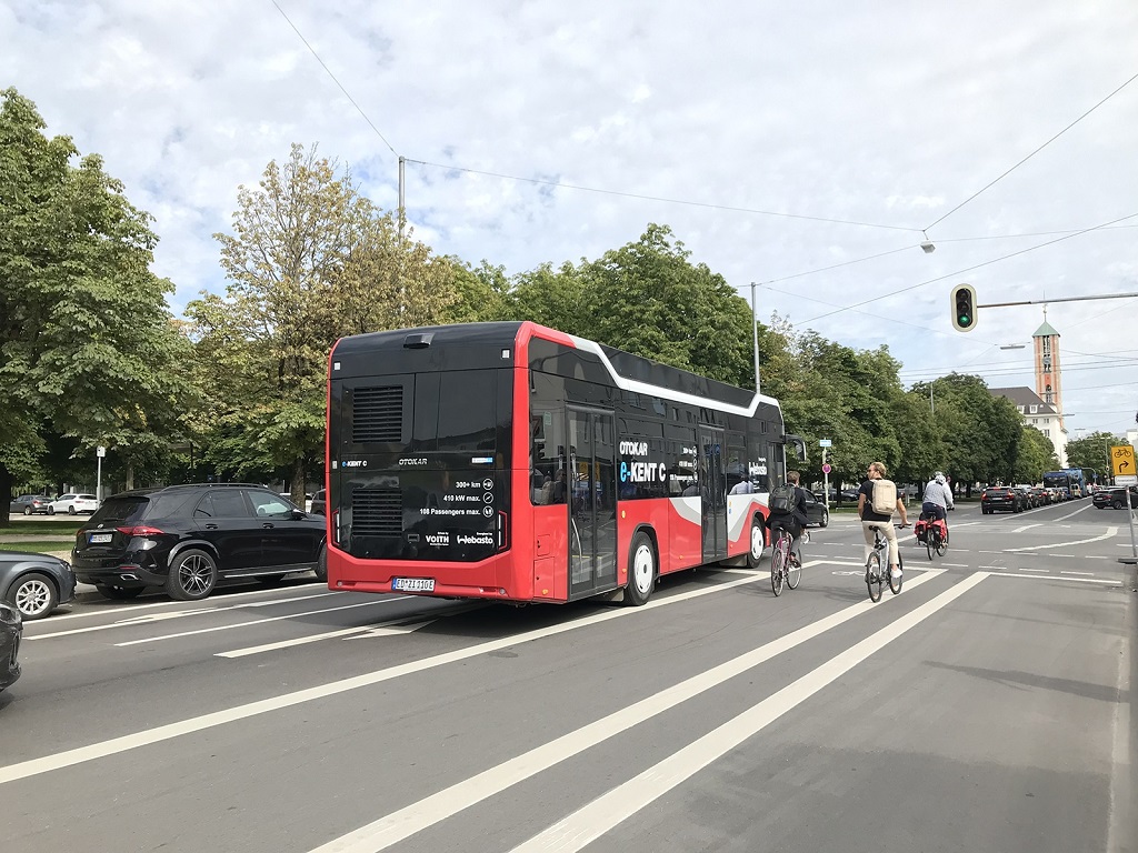 Otokar’ın elektrikli otobüsü Münih’te