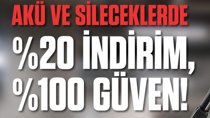 Isuzu ticari araçlara özel indirimli akü ve silecek kampanyası