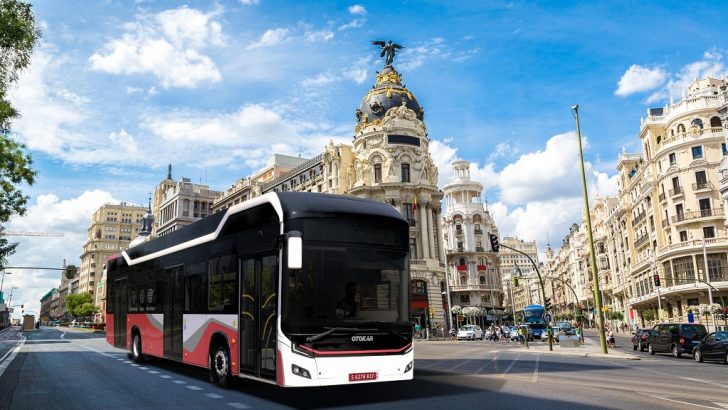 Otokar’ın elektrikli otobüsü Kent Electra’nın Avrupa tanıtımları devam ediyor