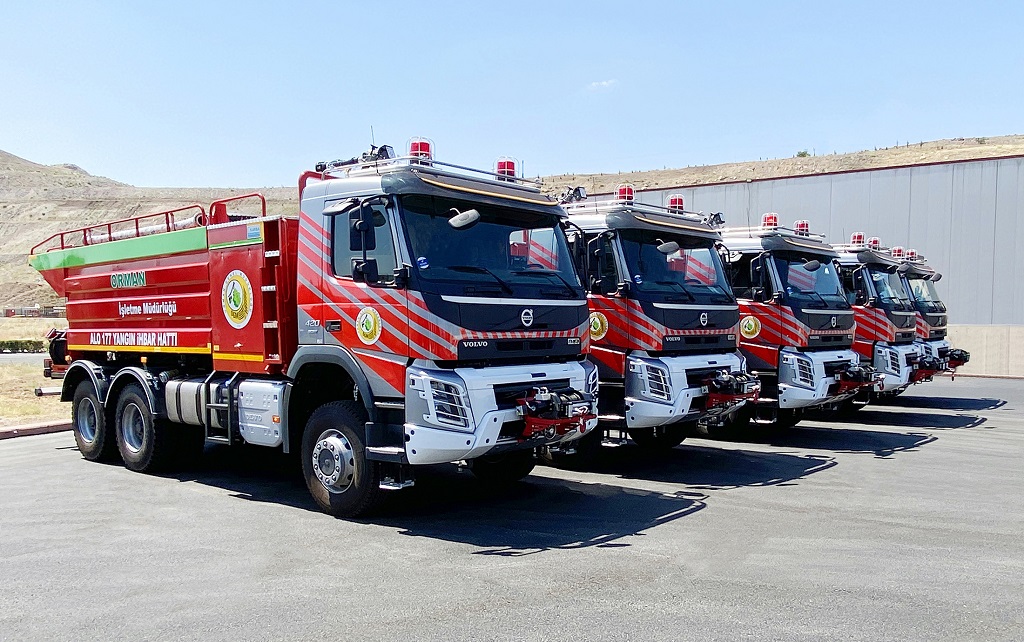 Orman Genel Müdürlüğü, filosunu 5 adet Volvo FMX 6×6 kamyonlarla güçlendirdi.