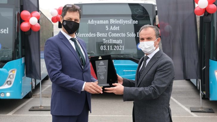 Adıyaman Belediyesi’ne5 adet Mercedes-Benz Conecto Solo teslimatı gerçekleştirildi.