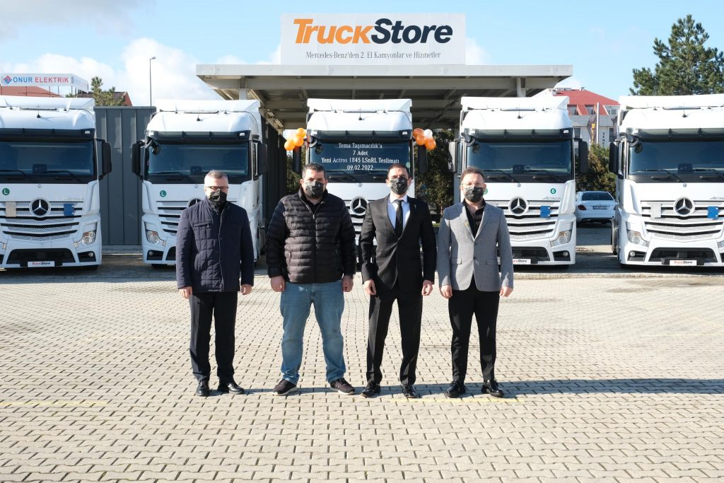 TruckStore, Tema Taşımacılık’a 7 adet Mercedes-Benz Actros teslim etti