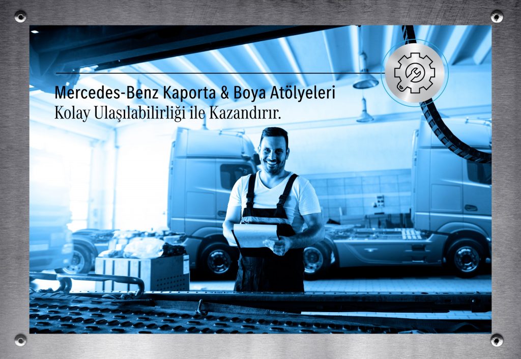 Mercedes-Benz Türk, yüksek kaliteli hizmetini kaporta ve boya işlemlerinde de sunuyor