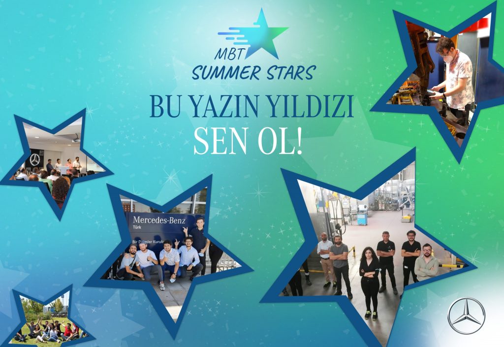 Mercedes-Benz Türk’ün zorunlu yaz dönemi staj programı “Summer Stars”a başvurular başladı