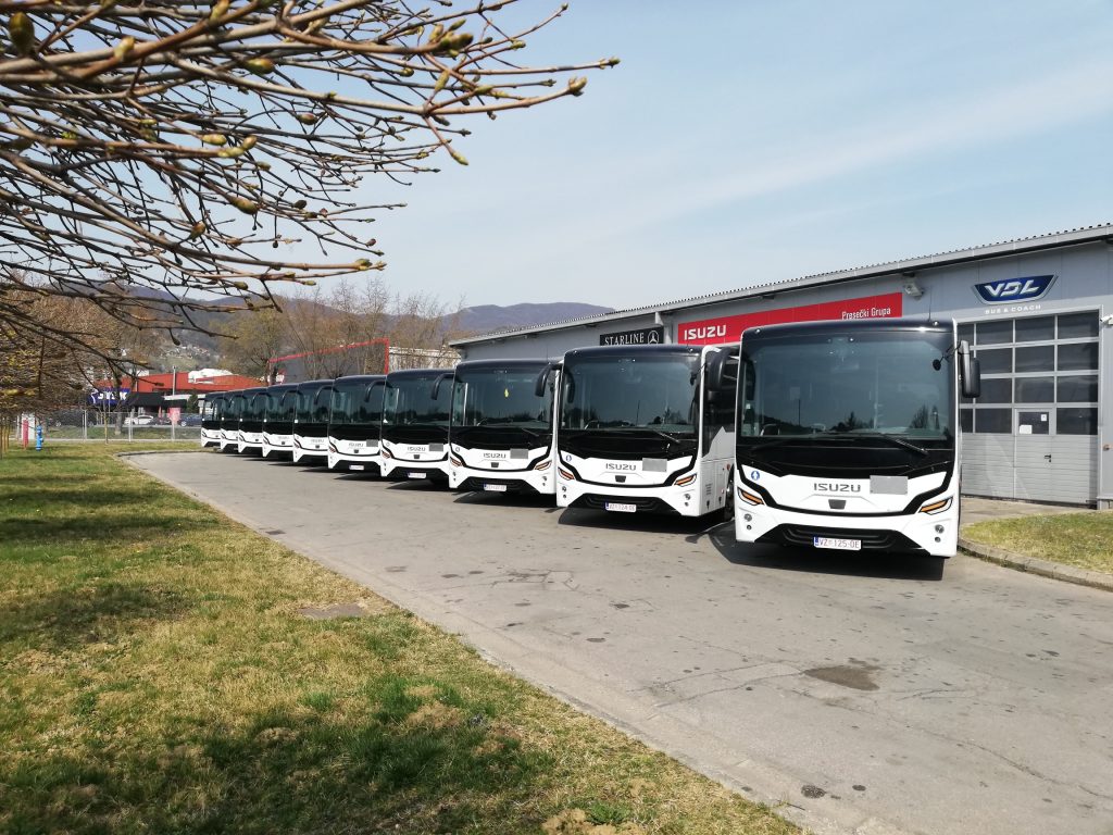 Anadolu Isuzu’dan Hırvatistan pazarına 12 adet Kendo/Interliner otobüs ihracatı