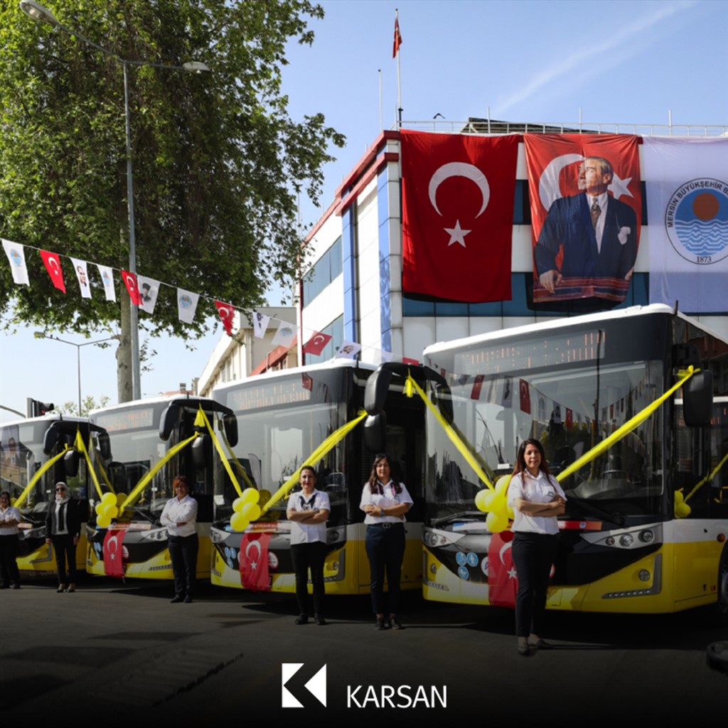 Karsan’dan Mersin Büyükşehir Belediyesi’ne 67 Adet 8 Metrelik Atak Teslimatı!