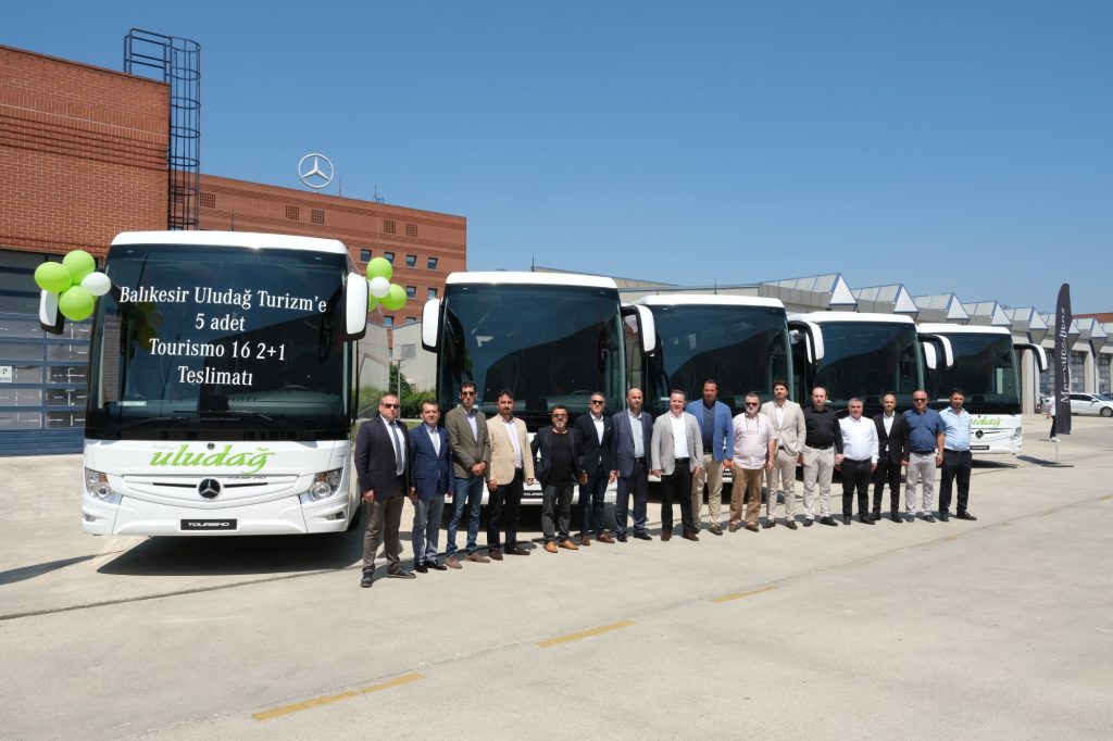 Balıkesir Uludağ Turizm, Mercedes-Benz Türk’ten 5 adet Mercedes-Benz Tourismo 16 2+1 satın aldı