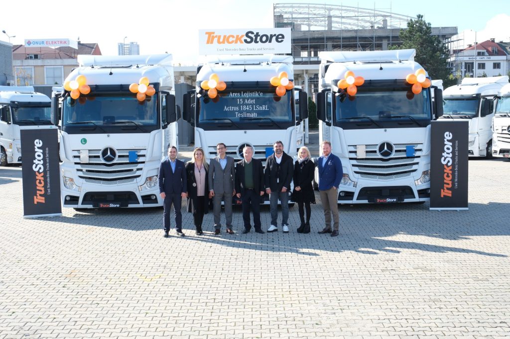 TruckStore, Ares Lojistik’e 15 adet Mercedes-Benz Actros 1845 LsnRL teslim etti