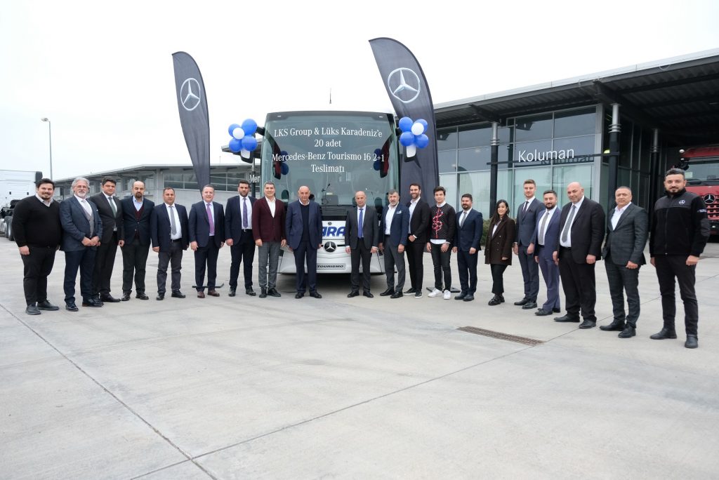 LKS Grup, Mercedes-Benz Türk’ten teslim aldığı 20 adet Tourismo 16 2 + 1 ile filosunu güçlendirdi