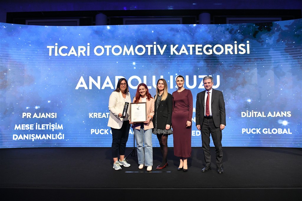 Anadolu Isuzu’ya The ONE Awards’da “Yılın İtibarlı Markası” Ödülü