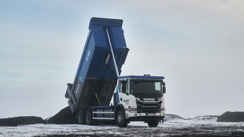 Scania’nın elektrikli kamyonu İsveç madenlerinde operasyonlara başladı