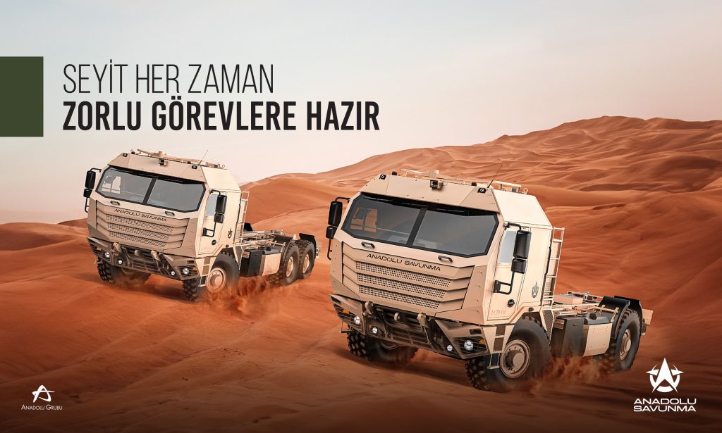 Anadolu Savunma, taktik tekerlekli araç modelleri ile IDEF’te 