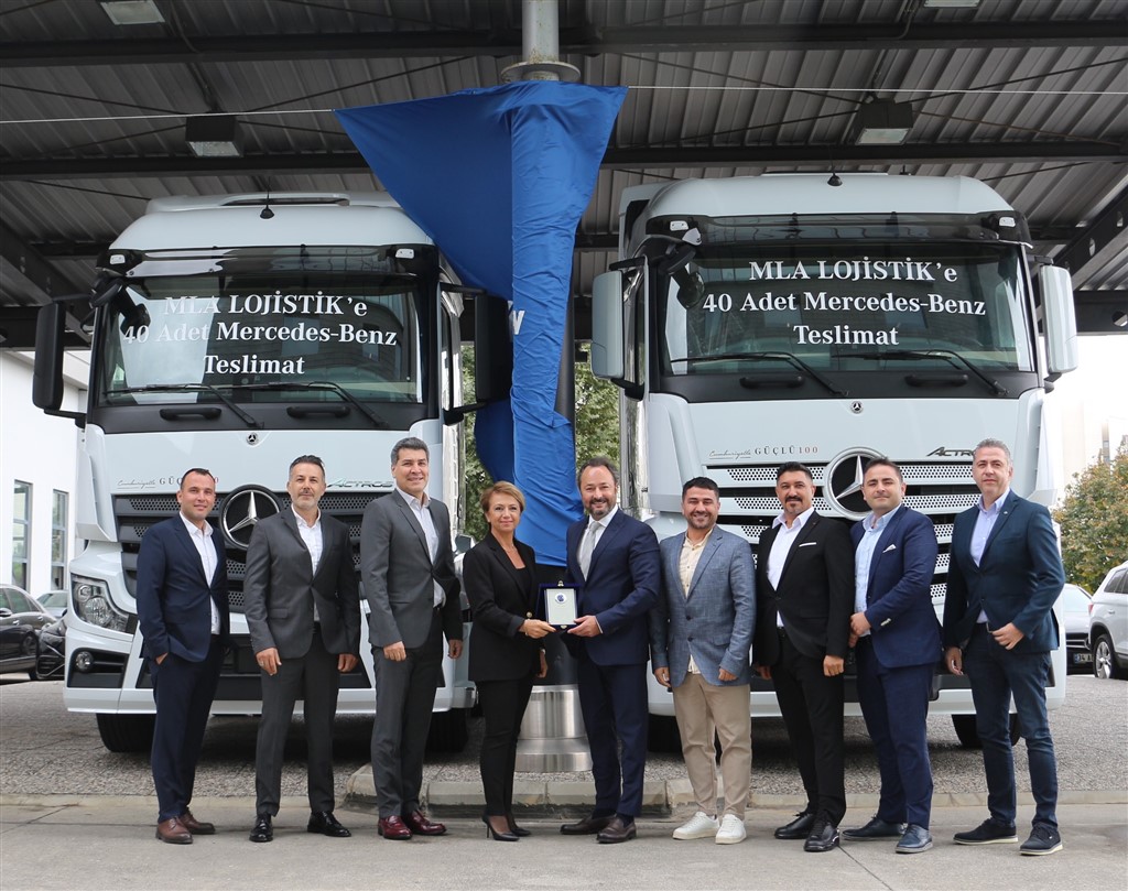 MLA Lojistik, araç filosunu 40 adet Mercedes-Benz Actros 1845 çekici ile genişletti