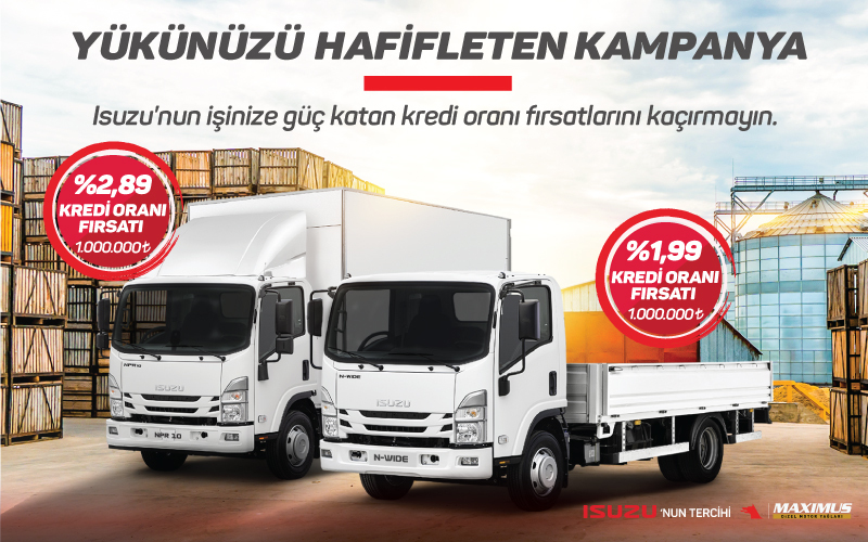 Anadolu Isuzu’dan Fırsatlarla Dolu Mayıs Kampanyası