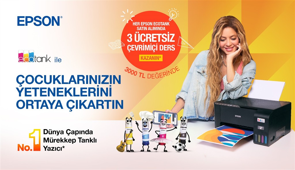 Epson, Shakira’yla birlikte “Okula Dönüş Kampanyasını” başlattı