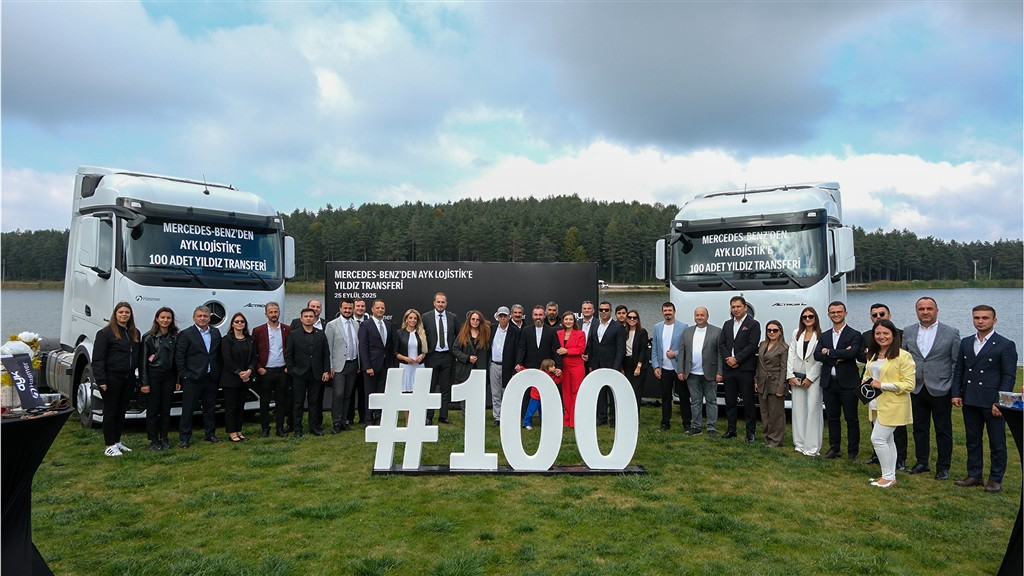 AYK Lojistik, Araç Filosunu 100 Adet Mercedes-Benz Actros L ile Genişletti